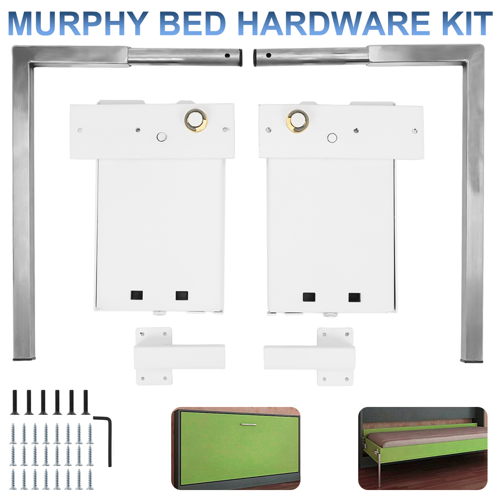 Beds & Bed Frames Murphy Wall Bed Spring Mechanism Hardware Kit Horizontal Stainless 5 Springs Home