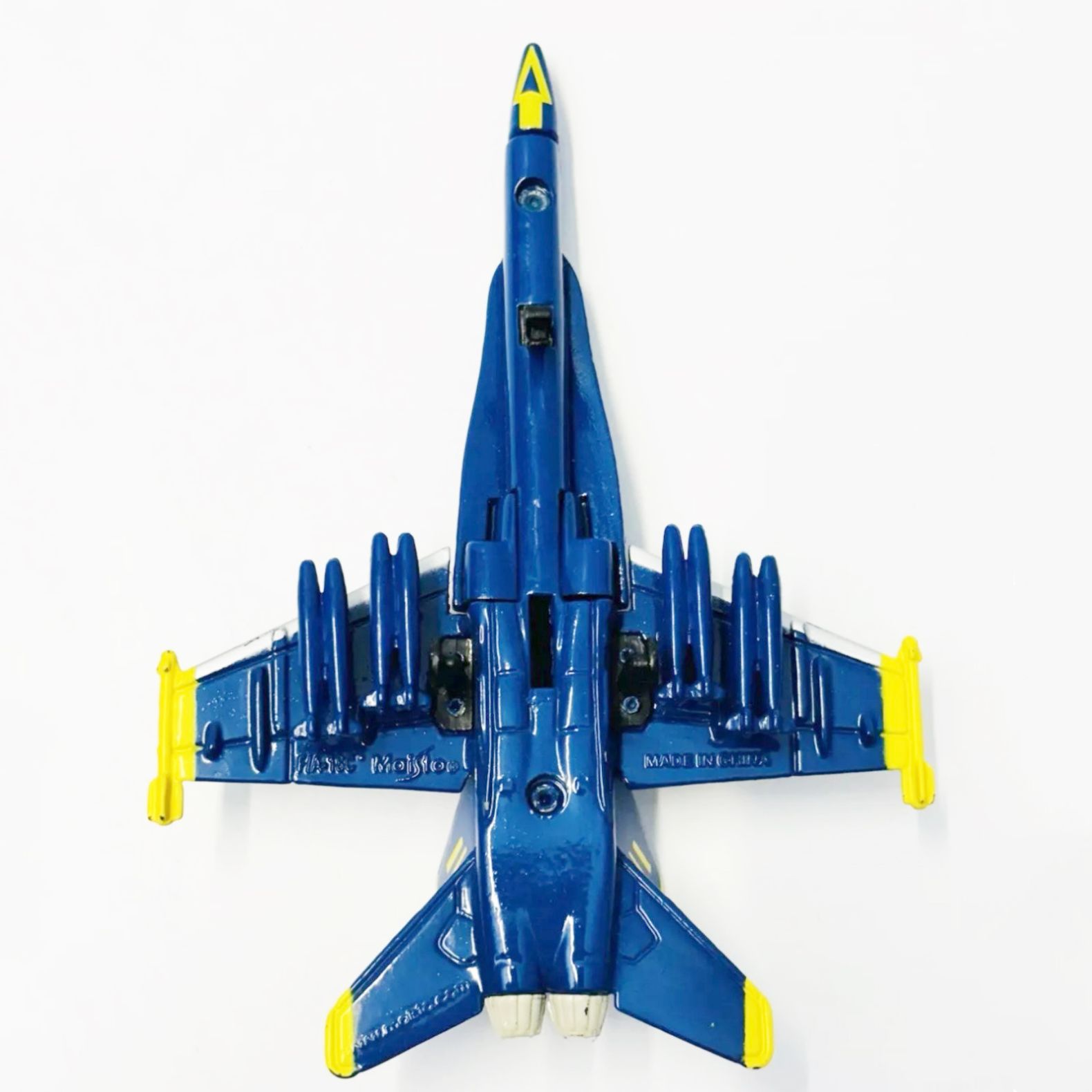 Avion De Chasse Miniature F/A-18 Hornet Blue Angels US Navy - Die-cast échelle 1:64, Neuf