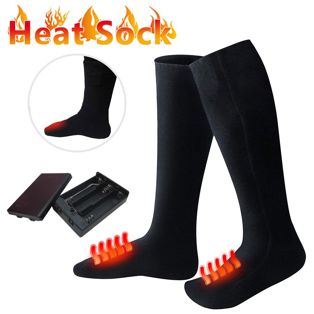 battery socks to keep feet warm