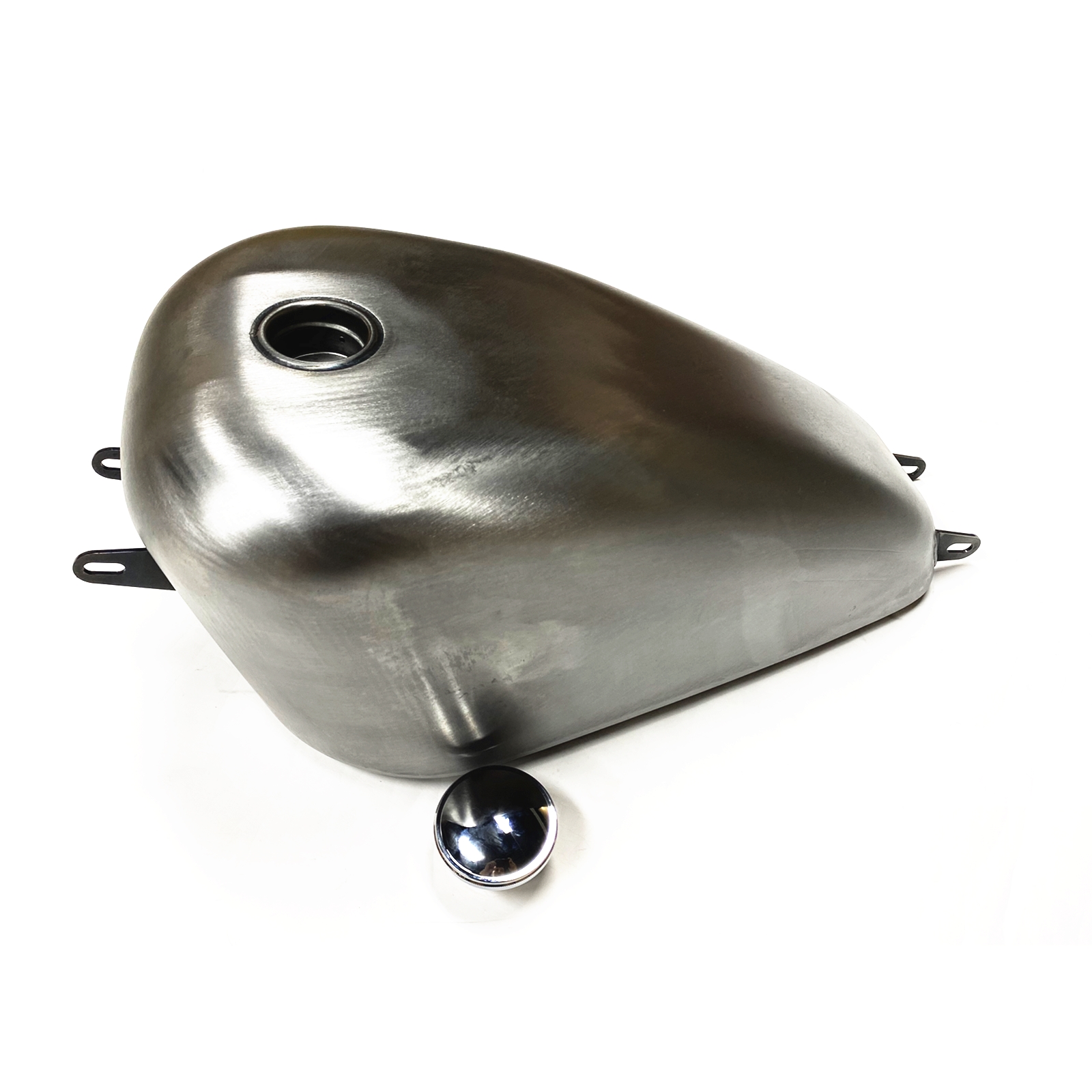 1999-2003 Harley Dyna Silver Stainless Steel Petrol Gas Fuel Tank