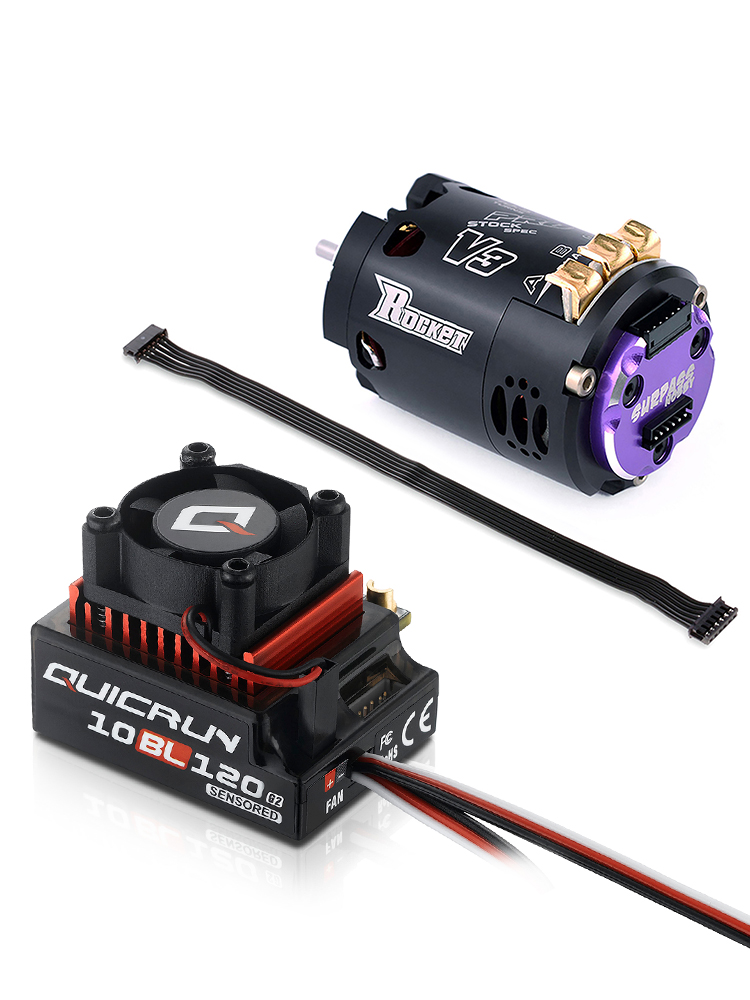 Hobbywing 10BL120 120A ESC 540 V3 Brushless Motor Combo for