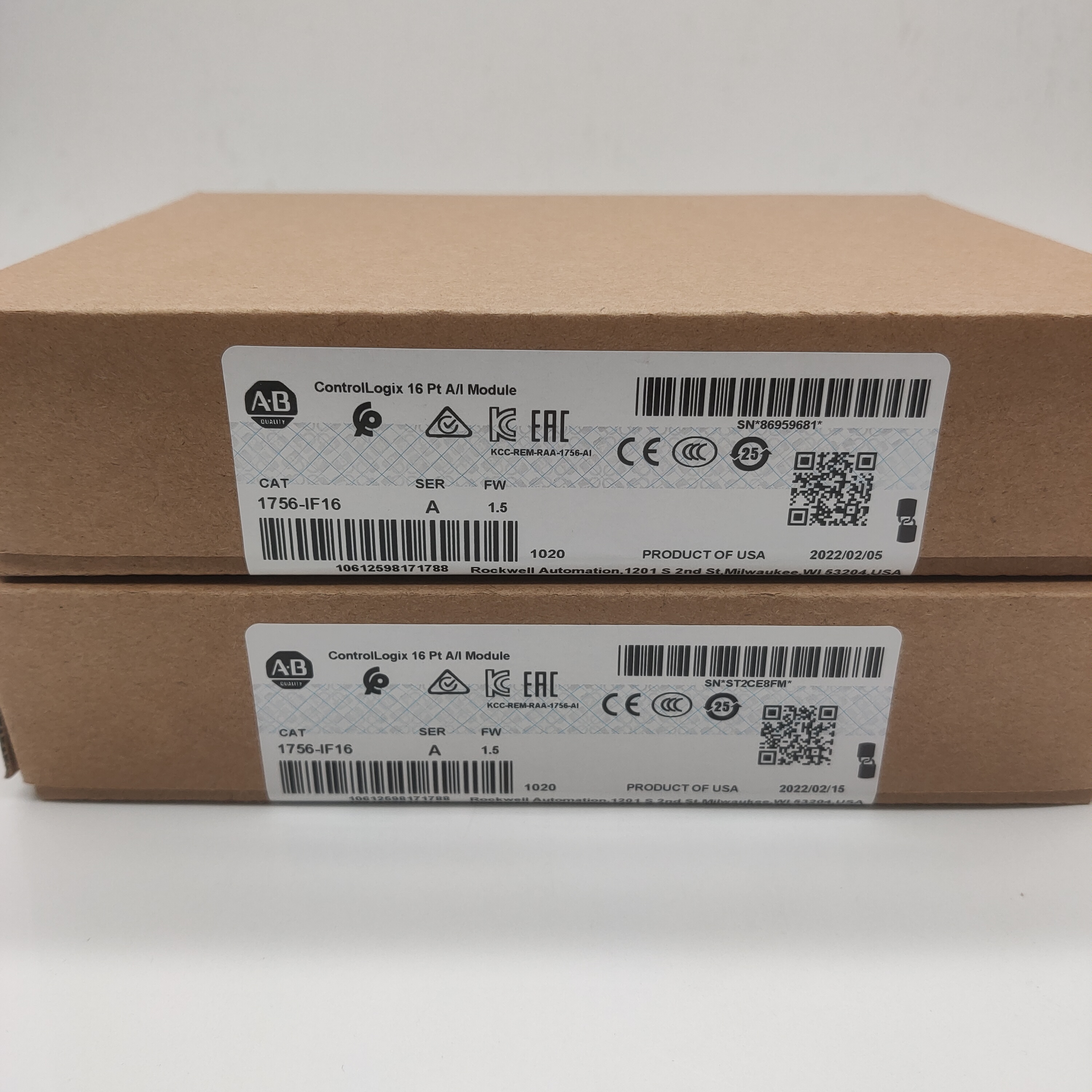 New Factory Sealed AB 1756-IF16 SER A ControlLogix 16 Pt Input