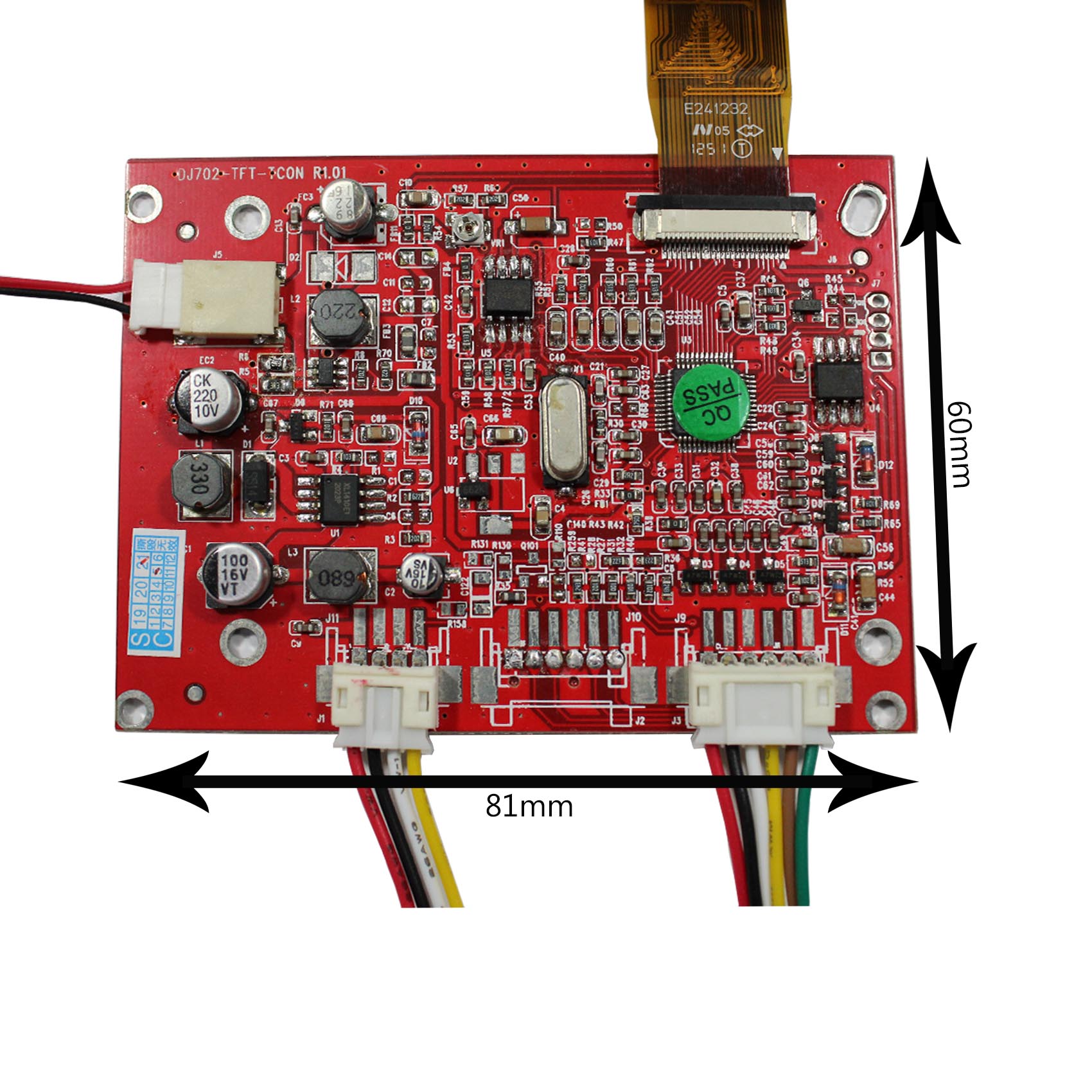 Chine Prix bas 7 pouces 800x480 Carte contrôleur de pilote LCD pour AT070TN94 - Devis - GNS COMPONENTS