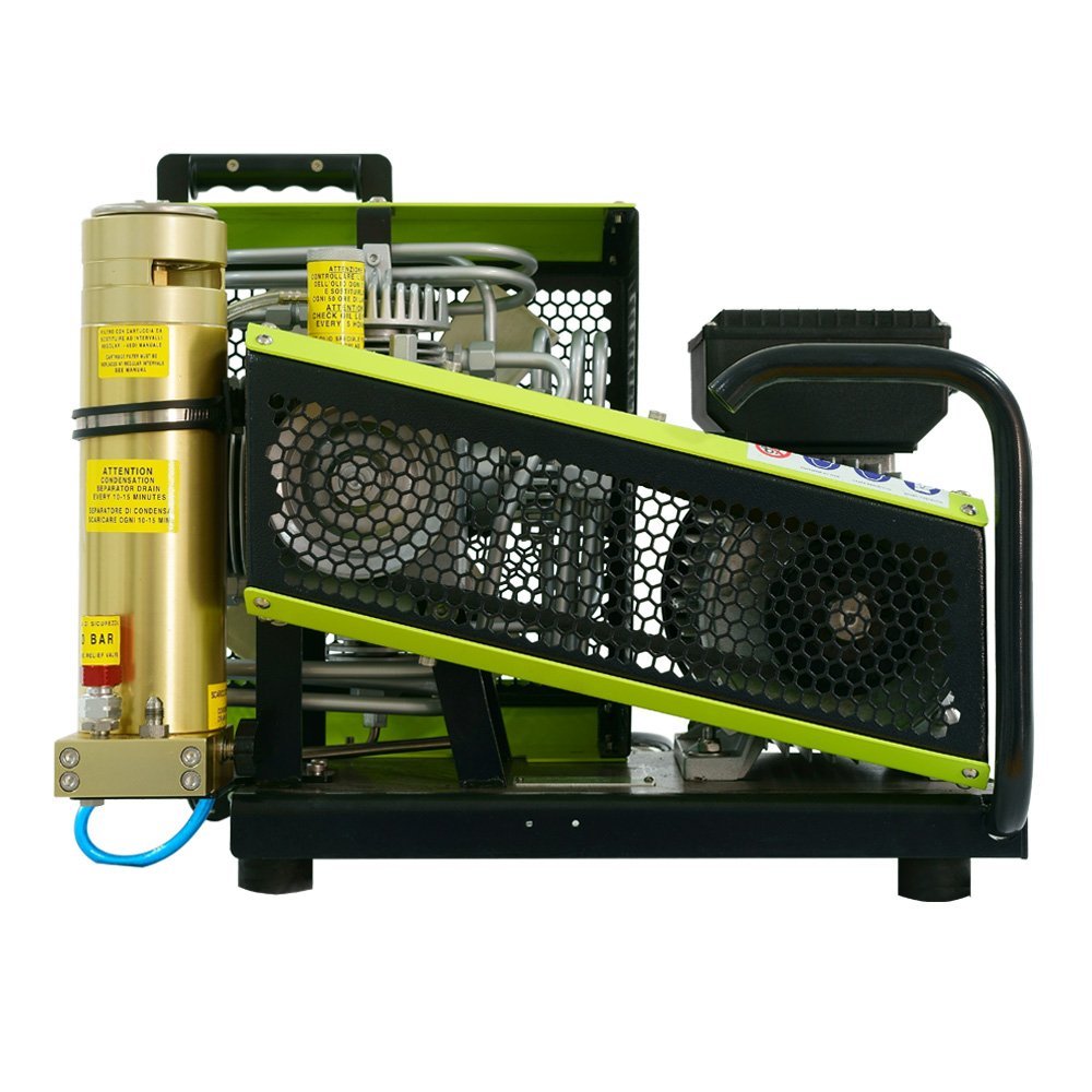 230V 60HZ 300BAR Oilless Diaphragm Pump, Hookah Dive System Compressor