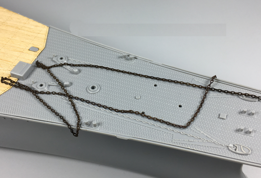 30cm Model Ship Anchor Chain 1/350 Scale Link Brass Spare Parts Black