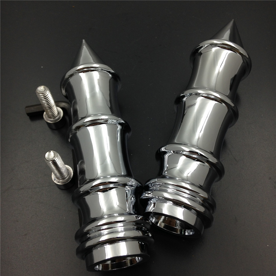 For 20092015 2014 Honda Fury Chrome Motorcycle Spike Passenger Front