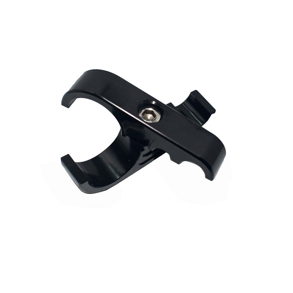 2 Piece 1" Frame Brake Dual Clutch Throttle Cable Clamp Kit for Harley