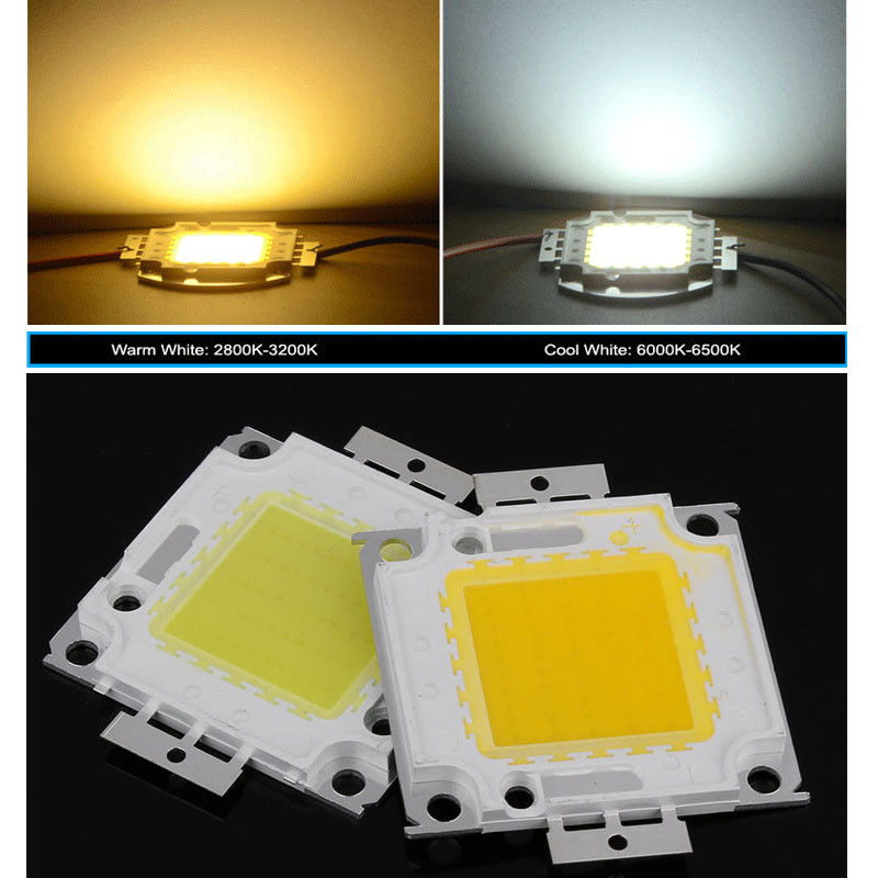 20W 30W 50W 100W COB LED Chips high power DC 30V-36V Integrated Source SMD  For Floodlight Spotlight Warm White /White outdoor F - AliExpress