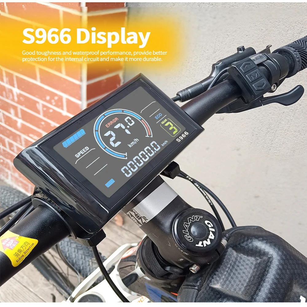 Kit Contrôleur Vélo électrique 36/48V S966 + écran Sinewave + Frein PAS Accélérateur - Neuf