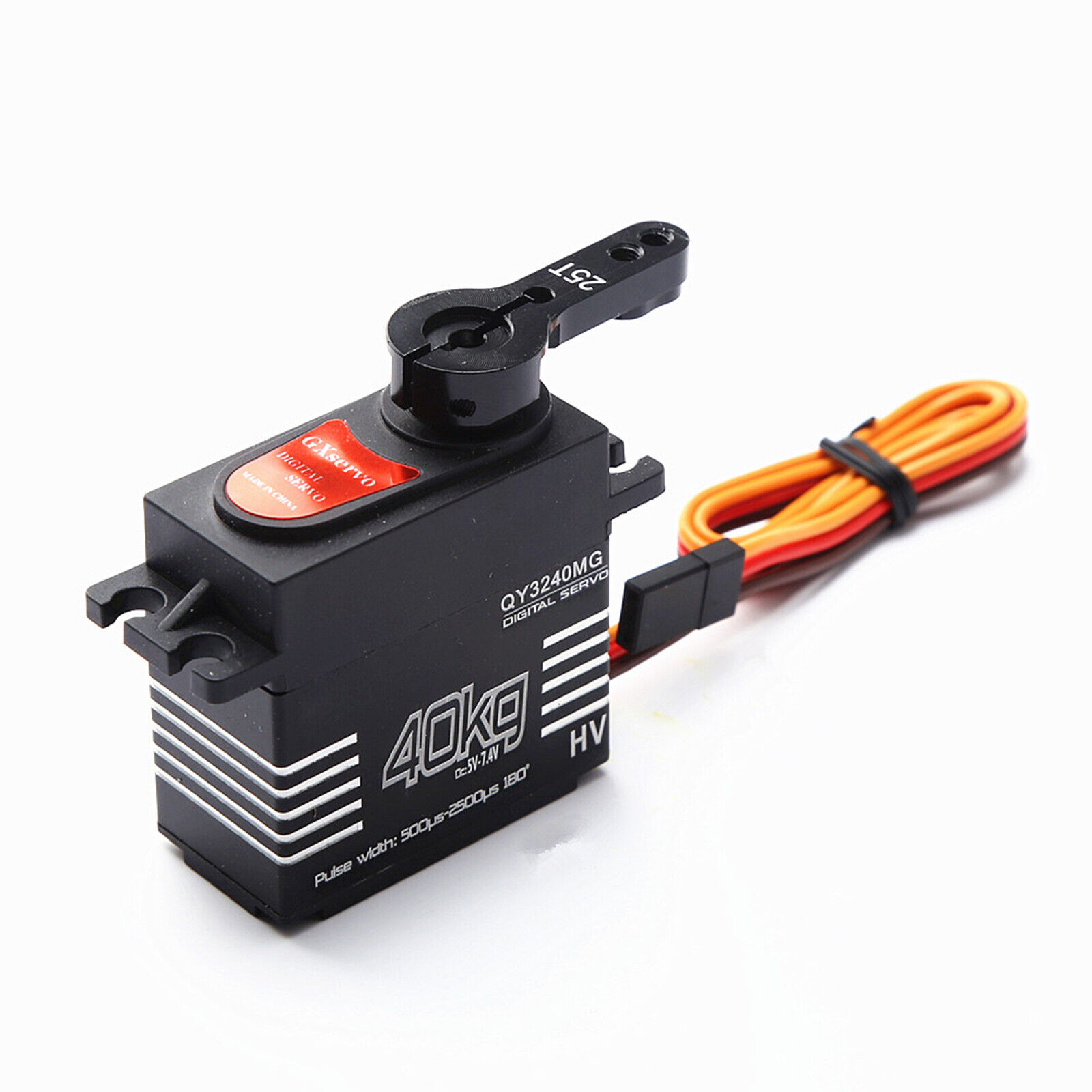 QY3240MG 40KG digitale motorservo, RC-servo met hoog koppel, Metal Gear digitale servo voor 1/8 1/10 RC-auto, qy3240mg 40kg digitale motorservo rc servo met hoog koppel metal gear digitale servo