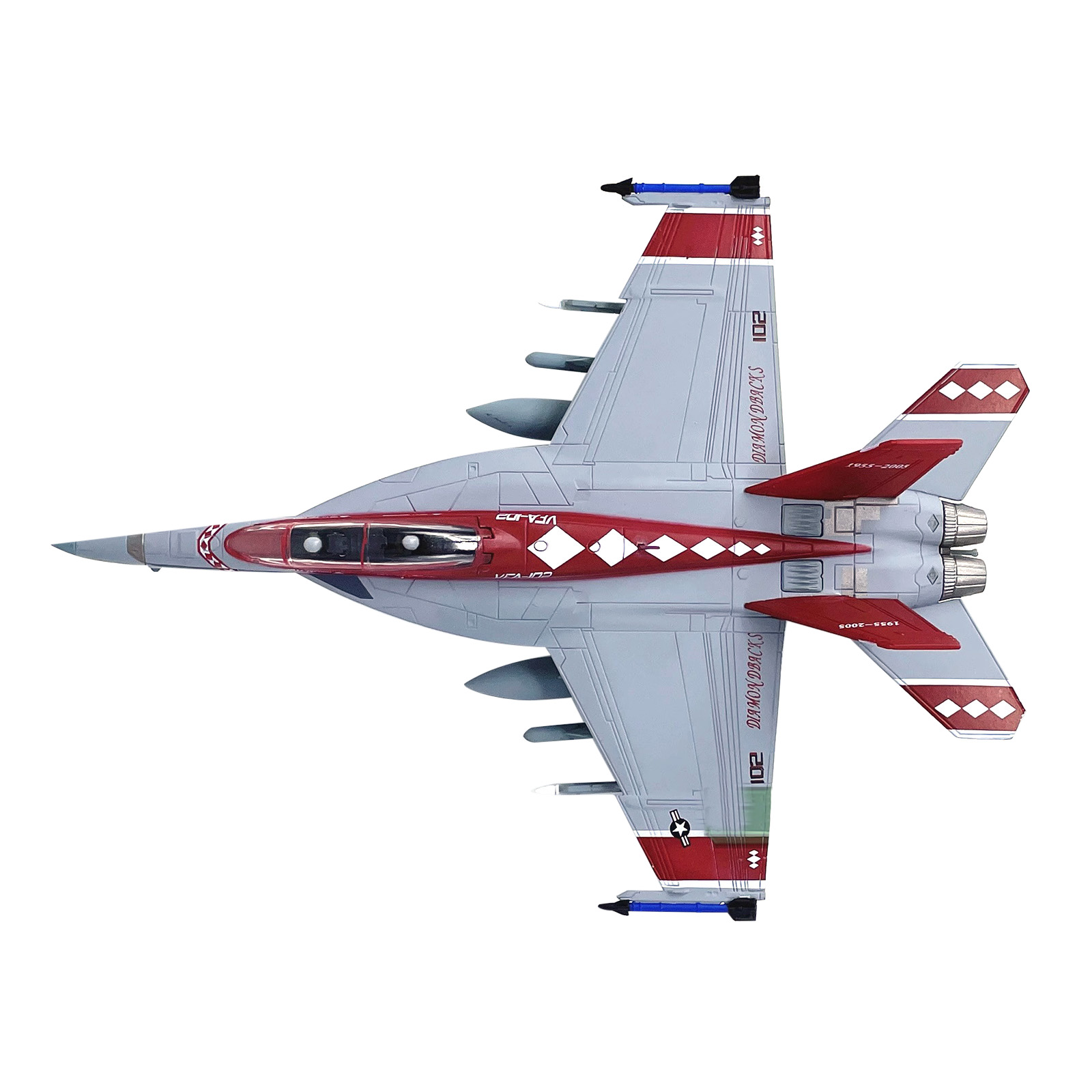 F/A-18 Super Hornet Strike Fighter VFA-102 Diamondbacks Model