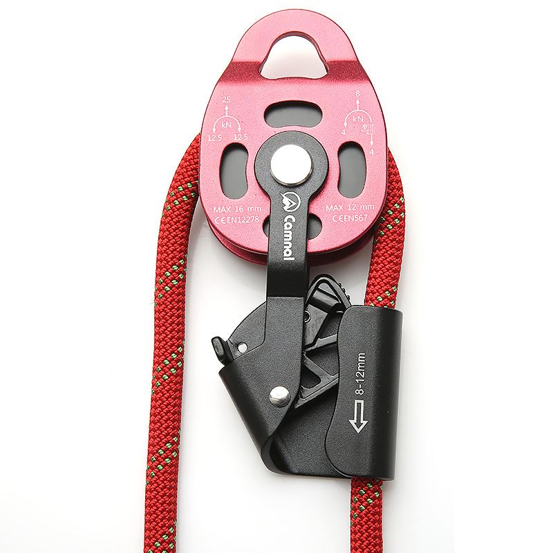 Rock Climbing Heavy Lift Pulling Prusik Rope Pulley Slackline Hauling