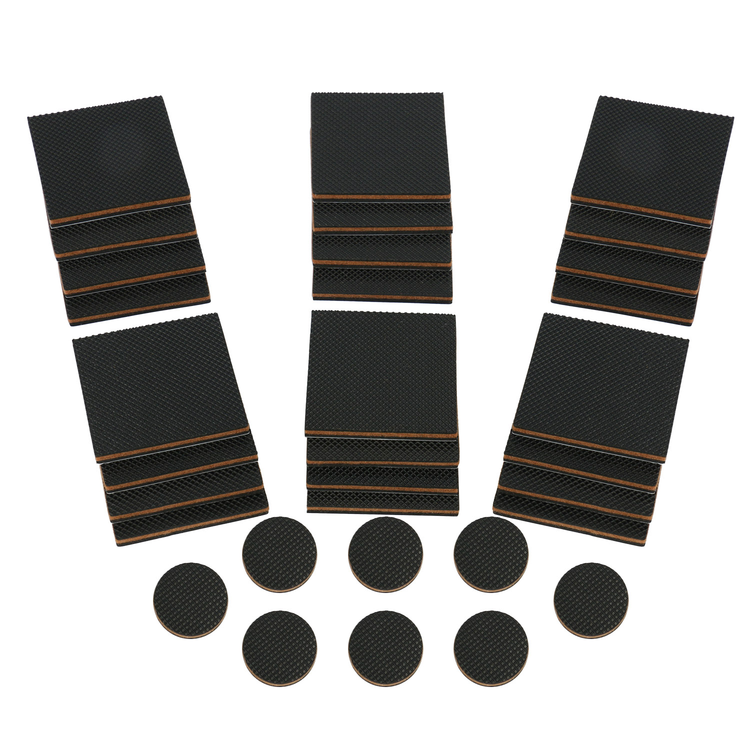 32 Pack Non Slip Furniture Pads Self Adhesive Rubber Feet For