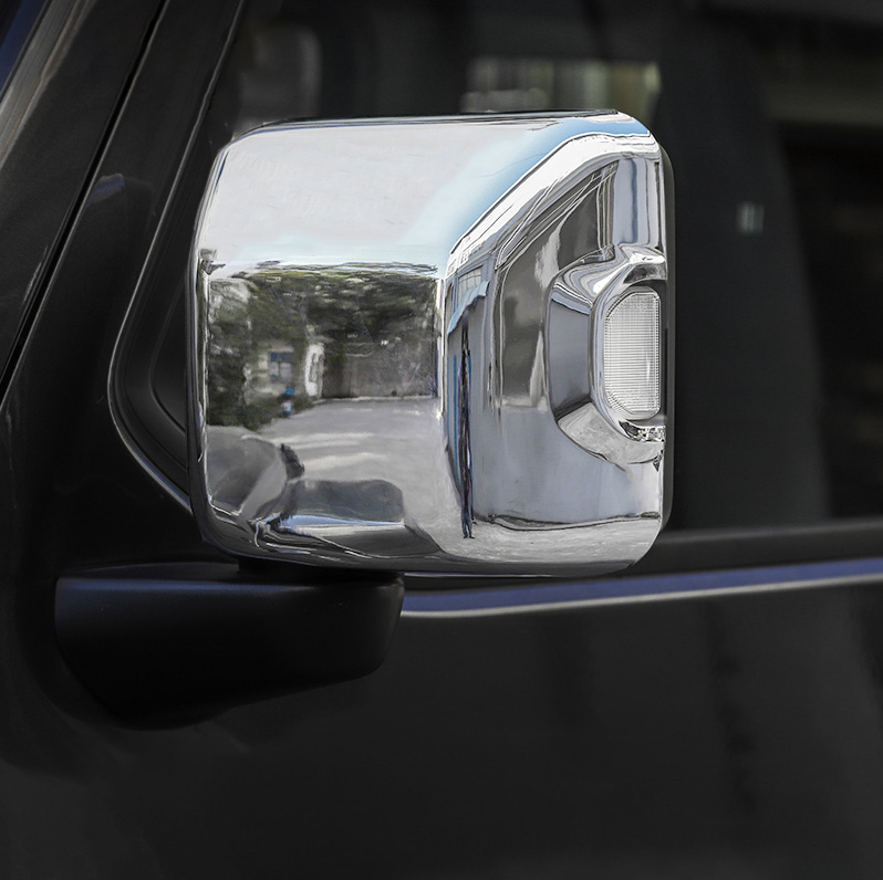 Fit For Jeep Wrangler JL 20182020 ABS Chrome Rear View Side Mirror
