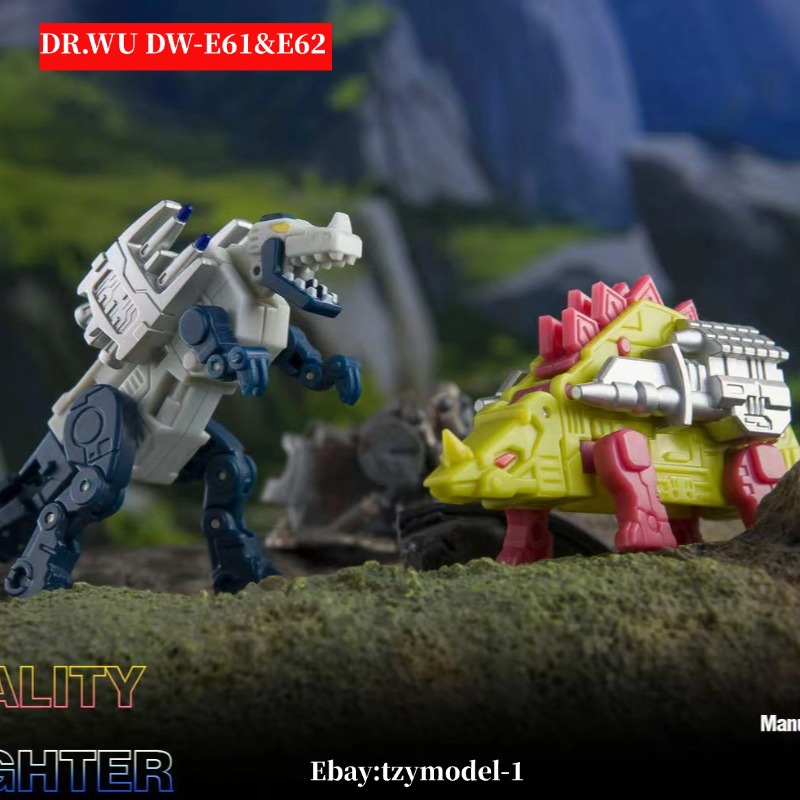 DR.WU DW-E61 BRUTALITY DW-E62 SLAUGHTER Mini Dinosaur tape SET