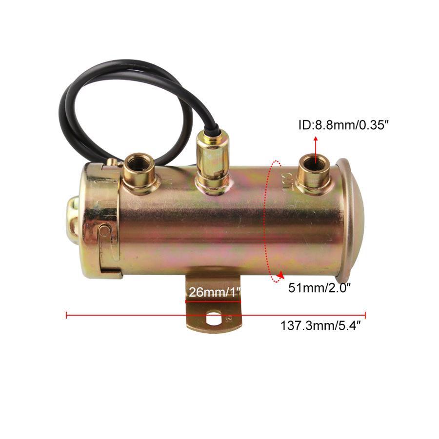12 Volt New High Quality Universal Car Low Pressure Electric Fuel Pump 45.5 psi eBay