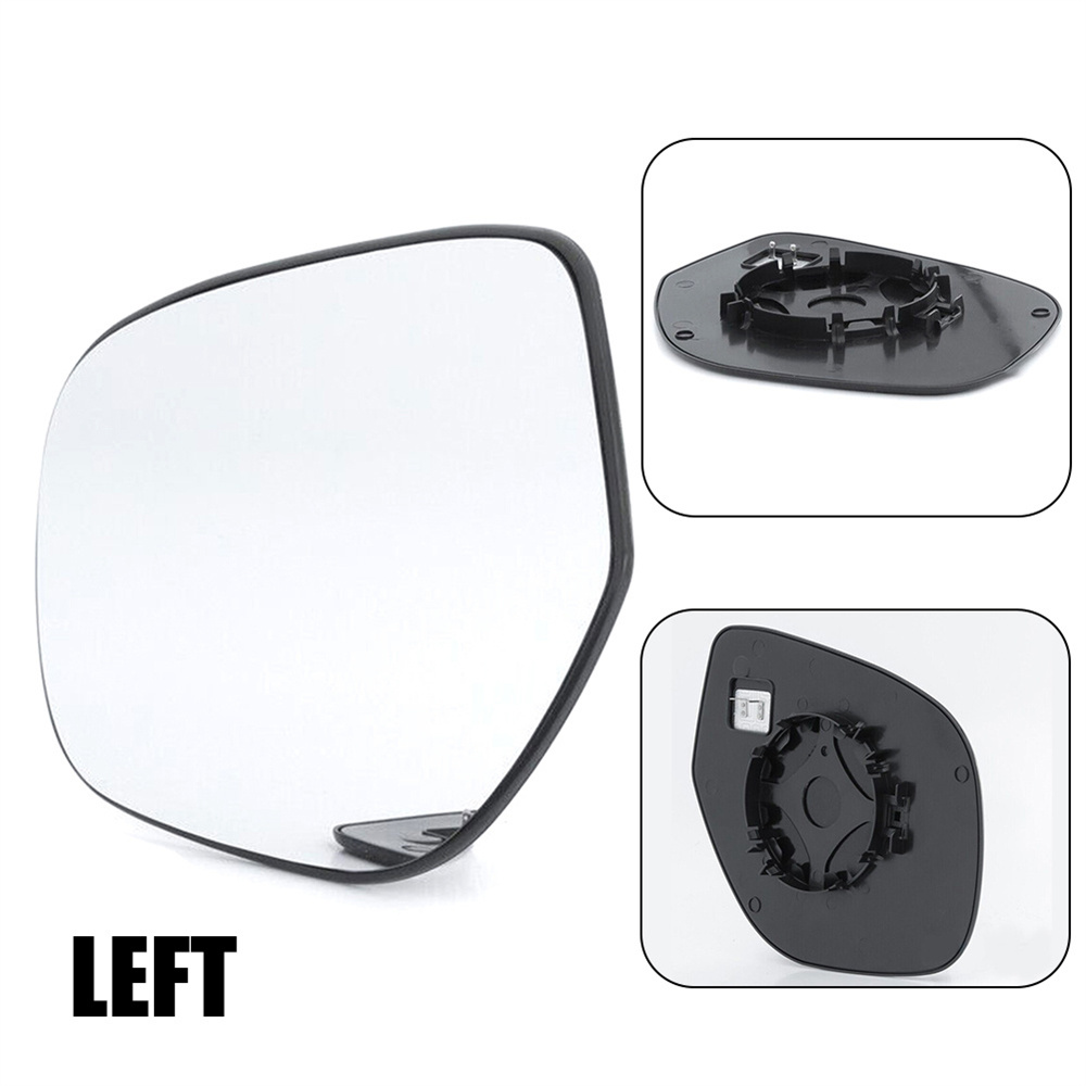 1PC Left Side Heated Mirror Glass 7632B609 For Mitsubishi