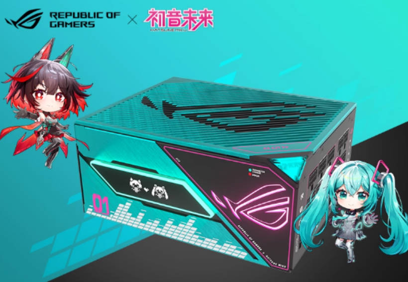 NEW ASUS ROG THOR 1200W PLATINUM III MIKU Full Module Power supply