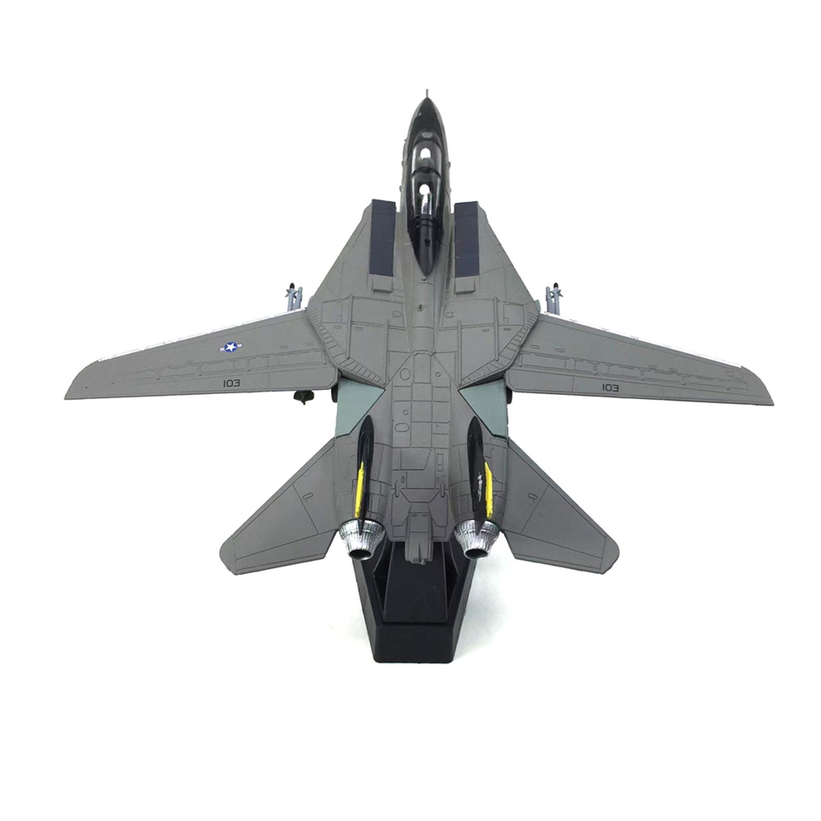 1:100 Moulé Sous Pression Modèle Jouet F-14 Super Glutker Jet Avion De  Chasse