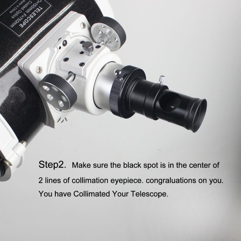 Solomark Collimation Eyepiece for Newtonian Telescope/Refractors Cheshire 1.25" 703501407940 eBay