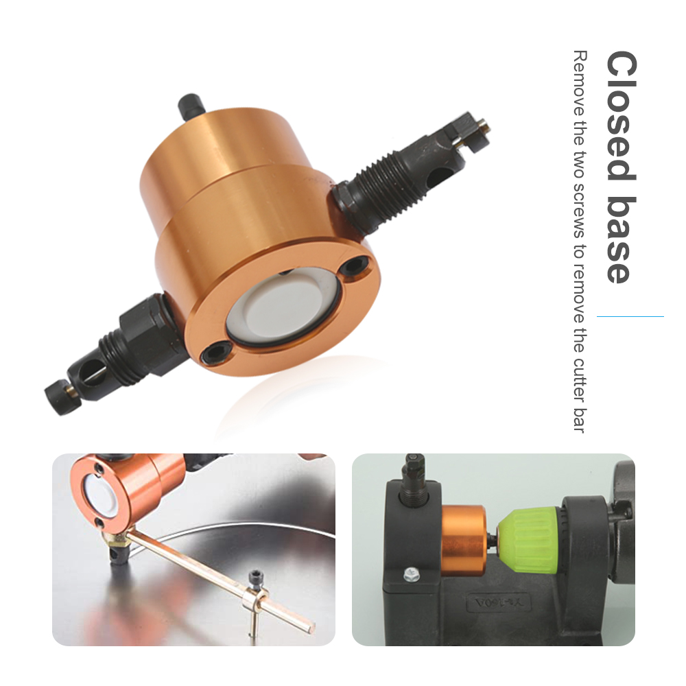 160AS 360° Rotating Nibbler Drill Attachment Double Head Sheet Metal