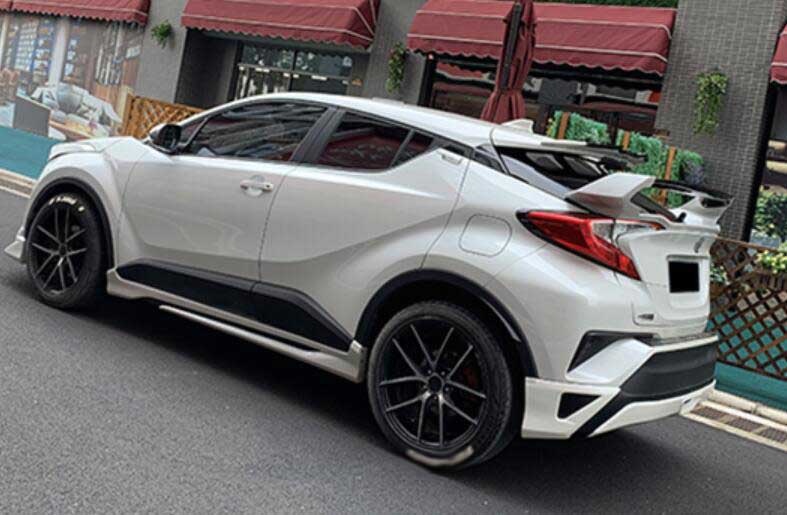 For Toyota CHR CH-R 2018-22 Rear Spoiler Tail Trunk Lip Wing Bar White  Black 1PC