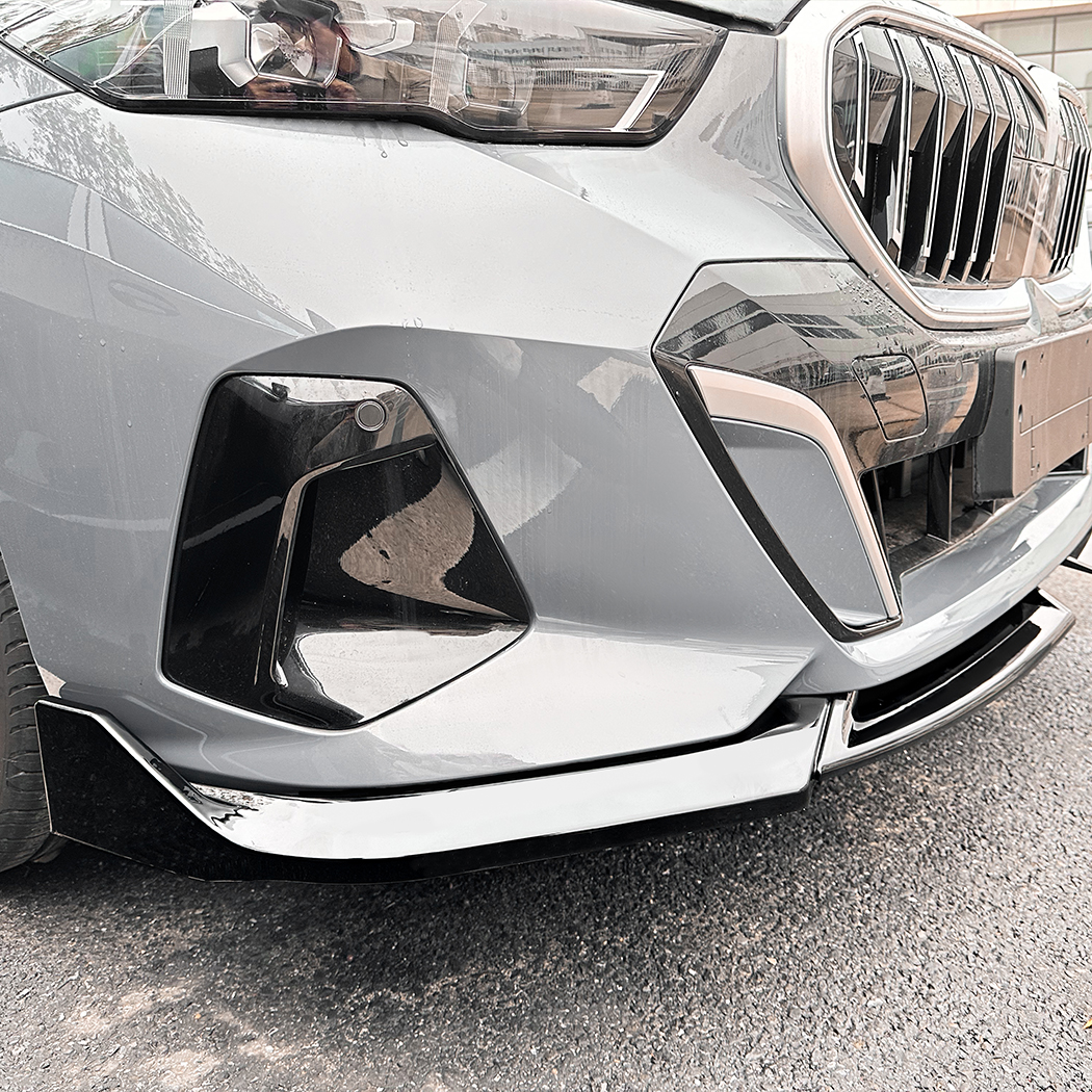 Front Bumper Lip Splitter Spoiler - Gloss Black, For BMW 5 Series G60 (M Sport), I5 M60, 530i, 540i, 550e 2024-2025