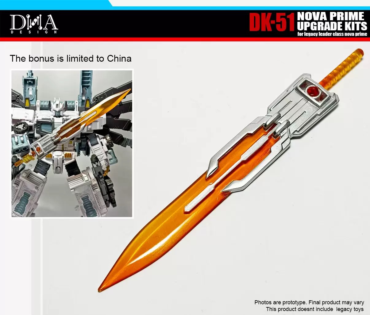 IN STOCK! DNA DK-51 Upgrade Kit For Legacy Leader Class Nova