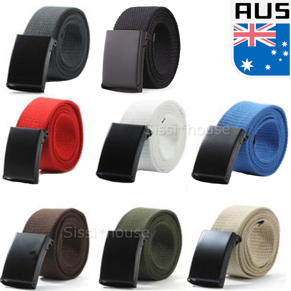 Men/'S Military Outdoor Sports Military Tactical Nylon Waistband Canvas Web Belt