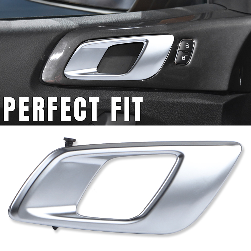 Pair Chrome Inner Door Handle For Ford Ranger T6 12-21 BT-50