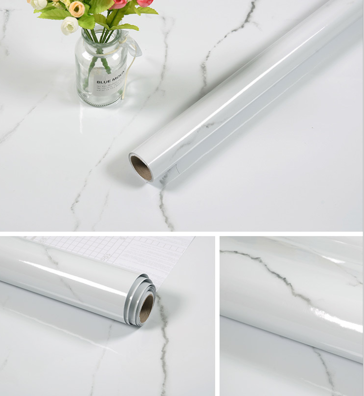 Klebefolie Möbel Tür Küche Folie Selbstklebende Schiefer Beton Marmor