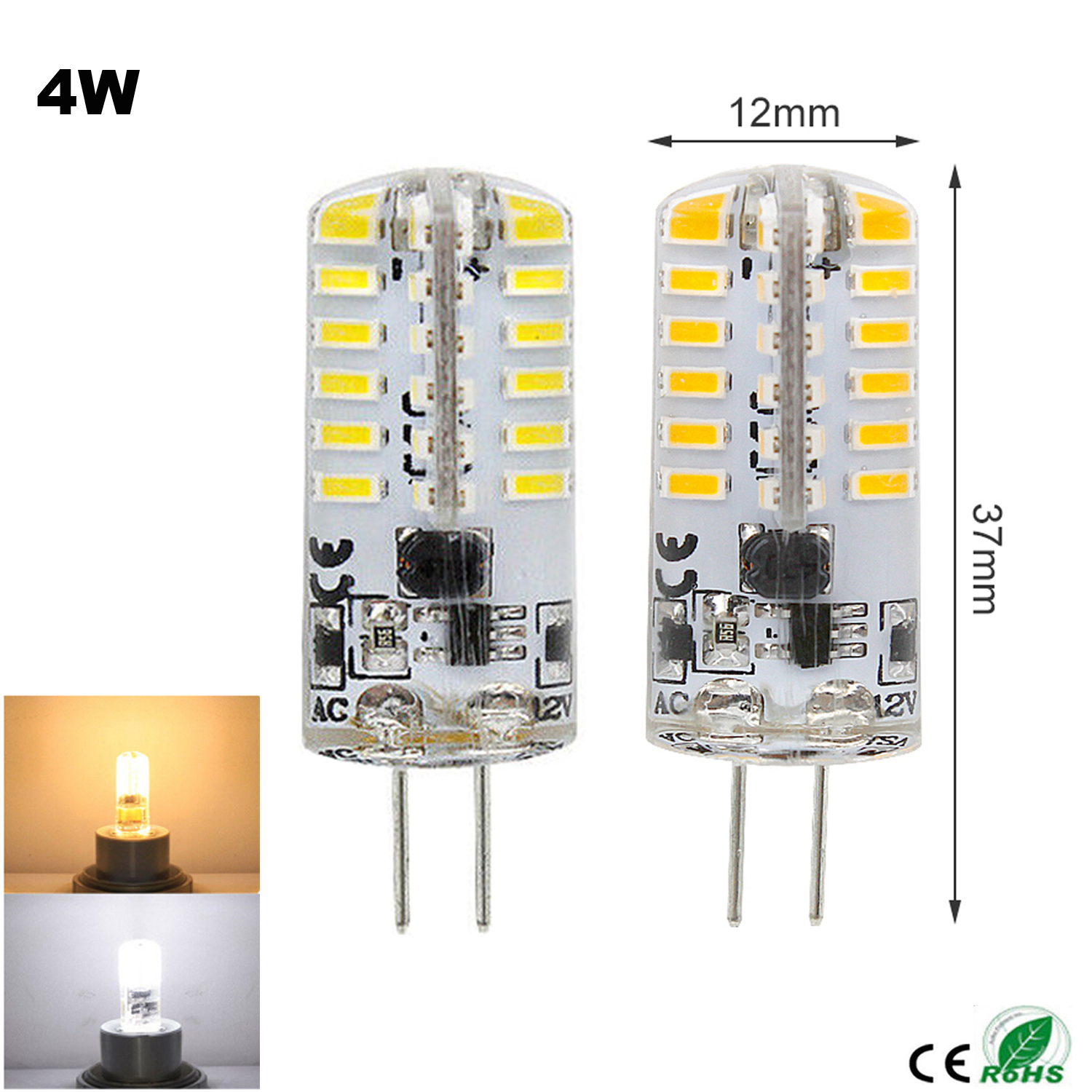 G4 3W 6W 12V Led Bulb G9 8W 220V SMD Lamp white Replace Halogen Light cob  X5 X10