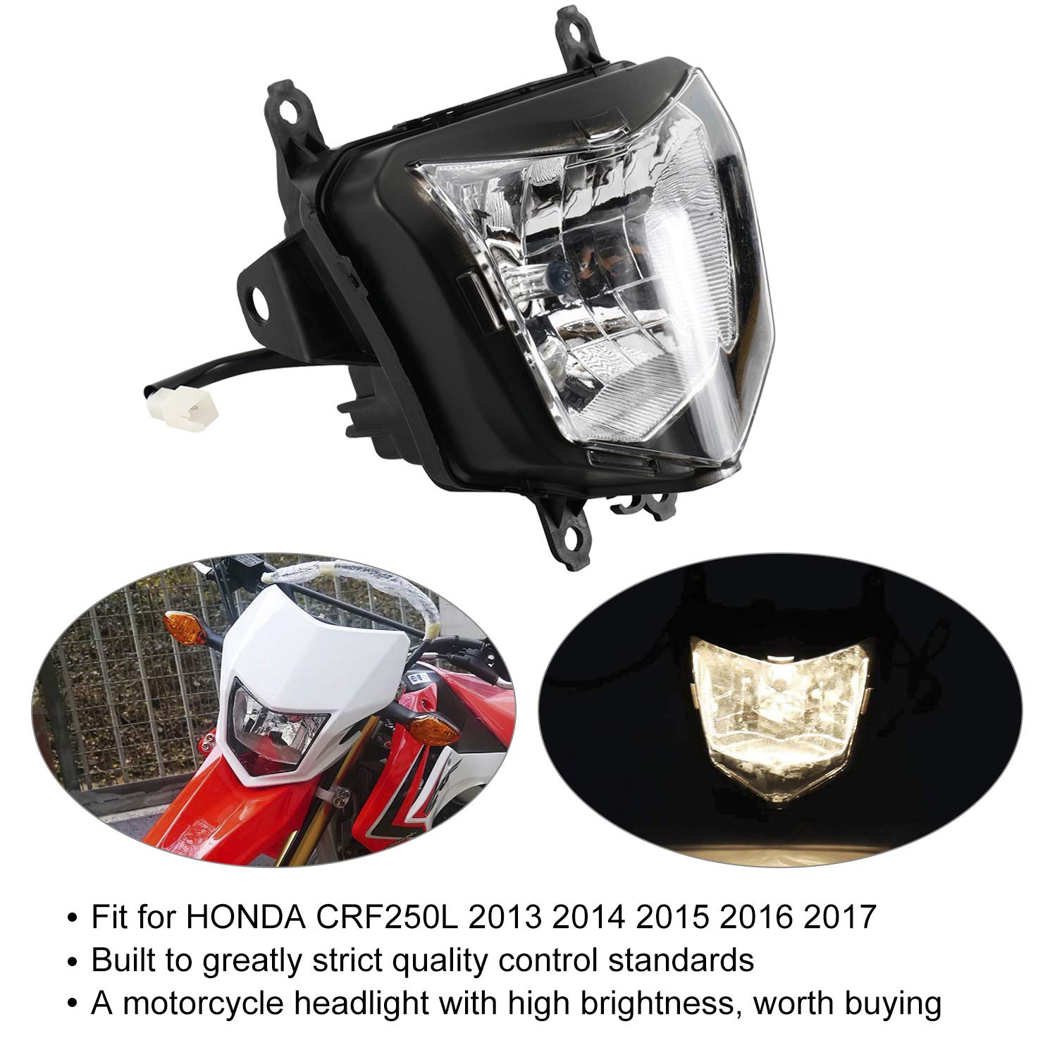 Motorcycle Headlight Motorbike Head Light For HONDA ...