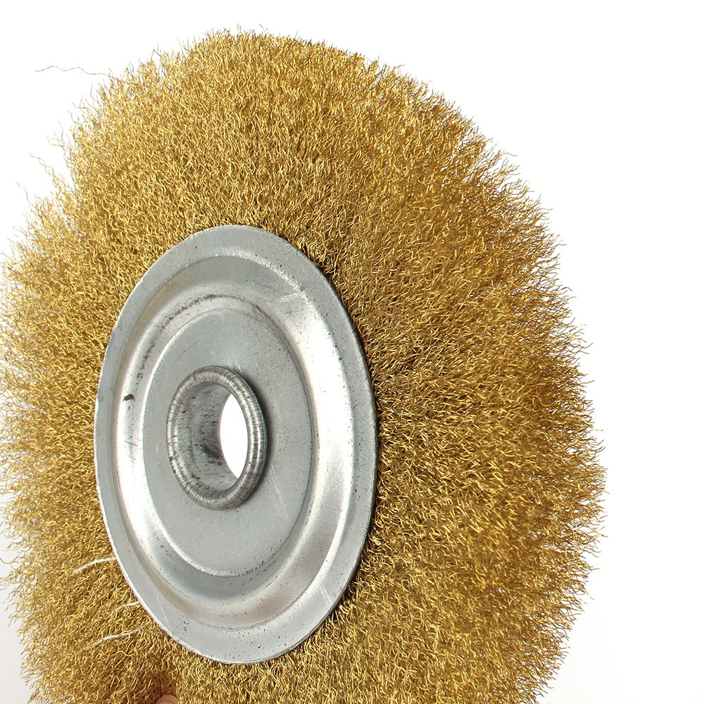 5inch Soft Brass Wire Wheel Copper Brush For Deburring Descaling