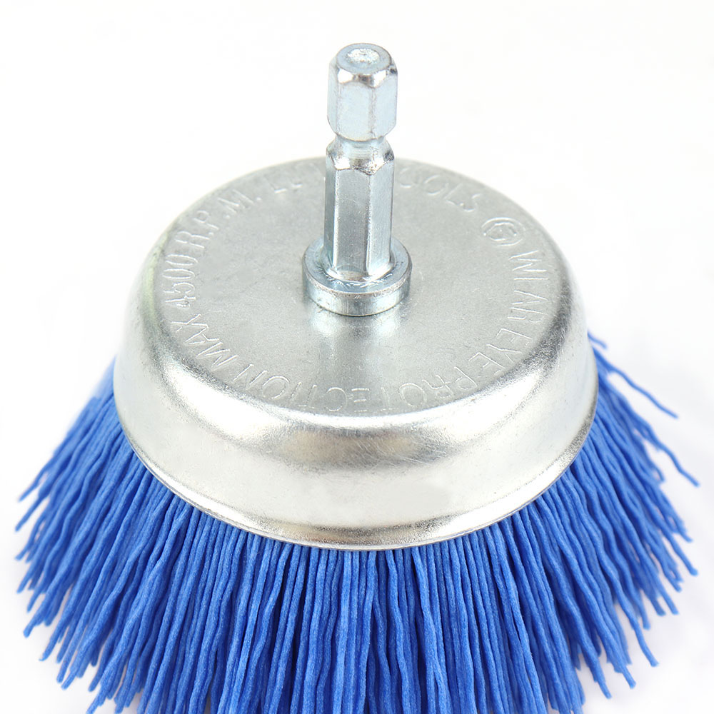 75mm Filament Nylon Abrasive Wire Cup Wheel Brush F Polishing Tool