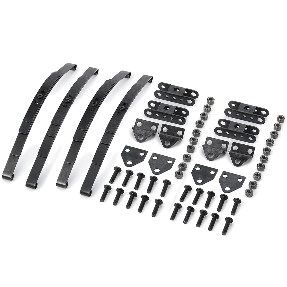 Lot De 2 Plateaux Batterie RC – 145 X 49 Mm – Pour AXIAL SCX10 D90 – Attaches Anti-glisse Noires – 1/8 Et 1/10