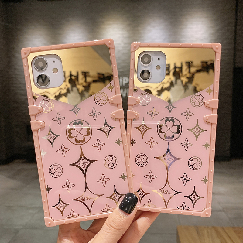 For iPhone 13 Pro 12 Pro Max 11 XS XR Luxury Cute Pink
