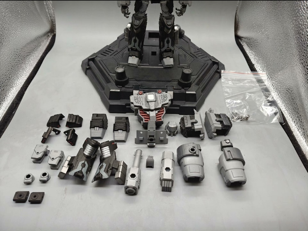 3D DIY Upgrade Kit IDW Mtmte Armor Head For Siege Megatank