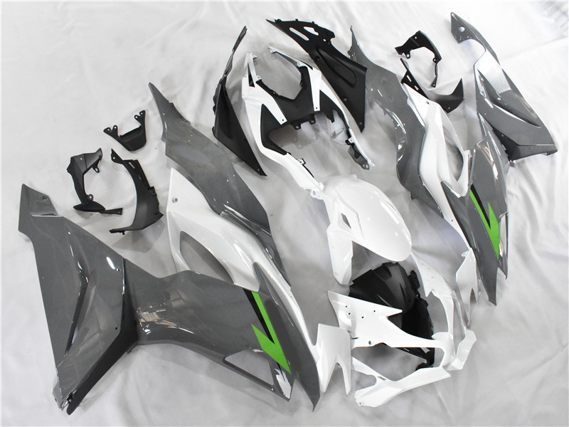 Fit for Kawasaki 2019 2020 2021 2022 2023 Ninja ZX6R Grey White