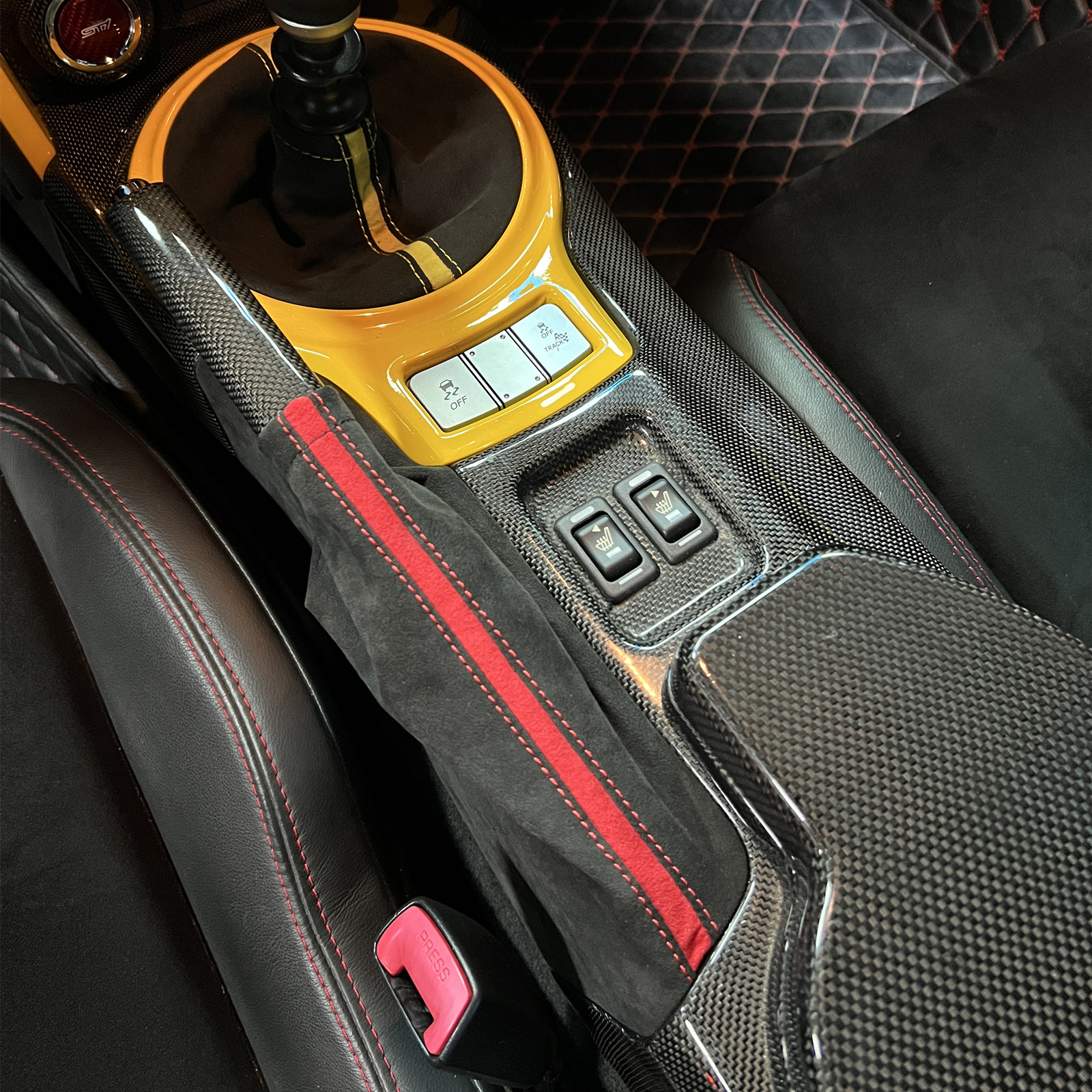 Interior Handbrake Cover Trim For Subaru BRZ Toyota GT86 Scion FR