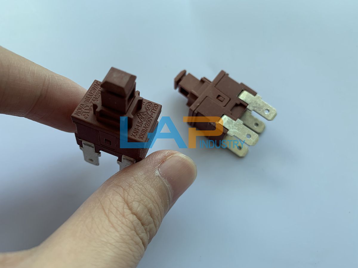 QTY:2 NOVA KAN-L5 4 Pin ON OFF Power Switch Push Botton 7.5A 250VAC ...