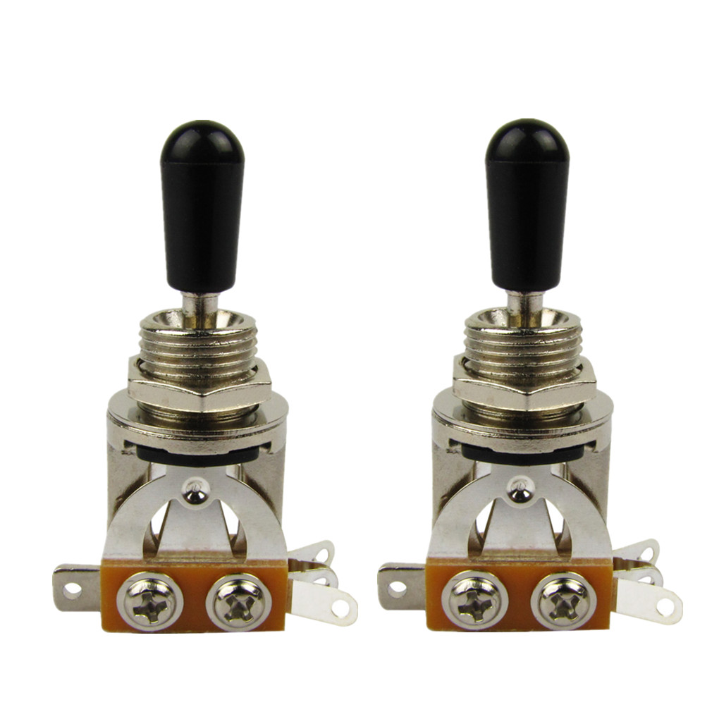 2PCS Guitar 3 Way Toggle Switches Pickup Selector Switch for LP SG