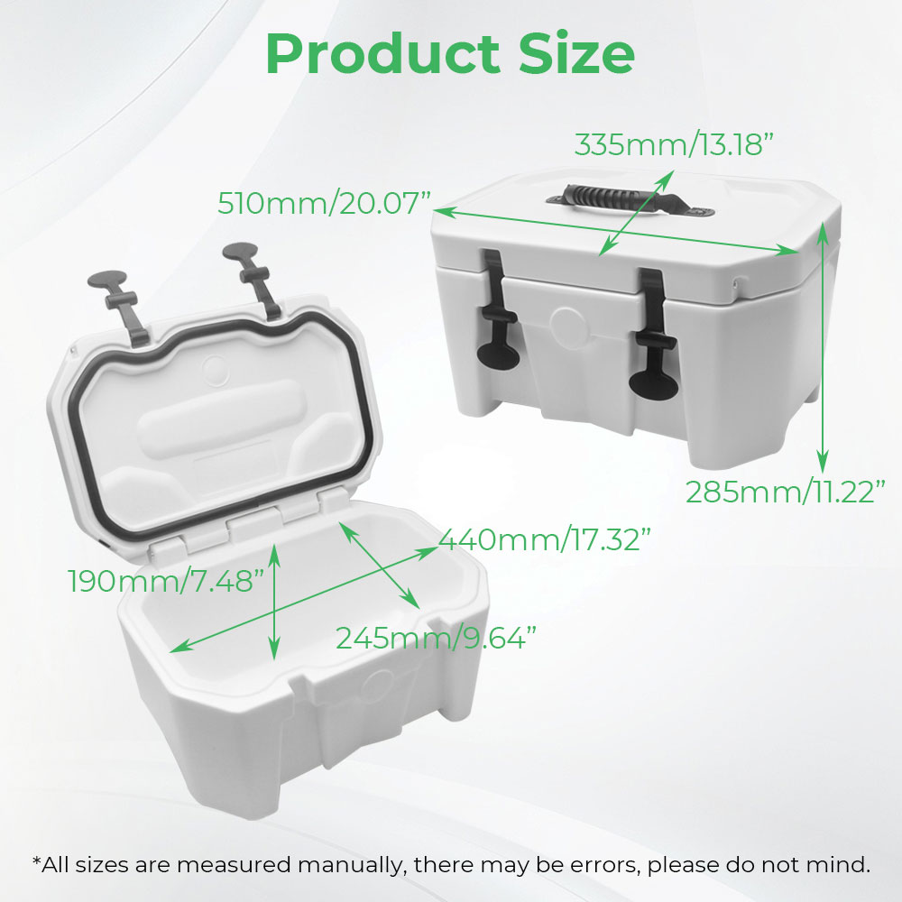 Sea-Doo White LinQ 14.2L Rigid Cooler 3.75 Gal Portable Ice Chest