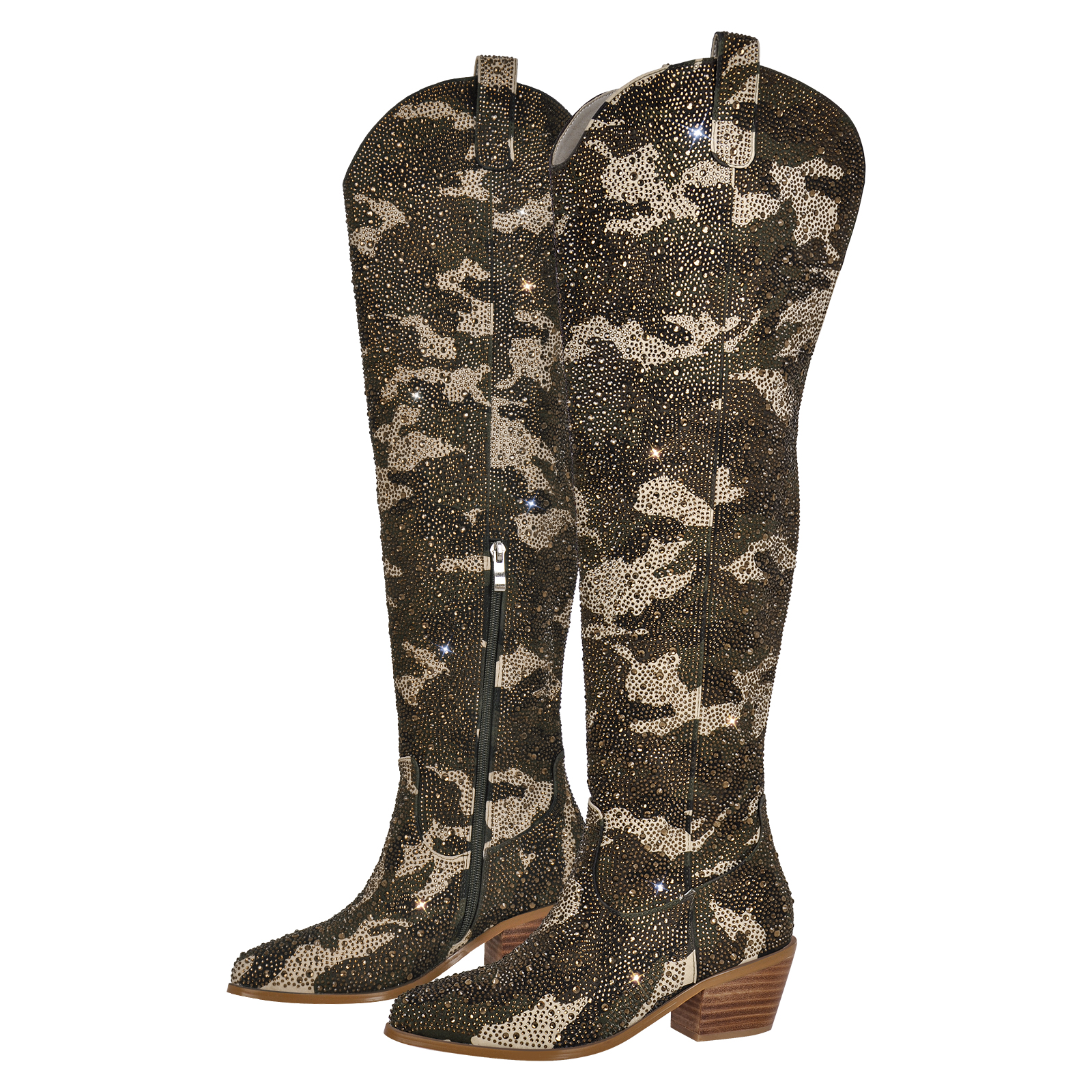 Cowboy Boots Fashion Nova MissHeel Wide Calf Knee High Cowboy