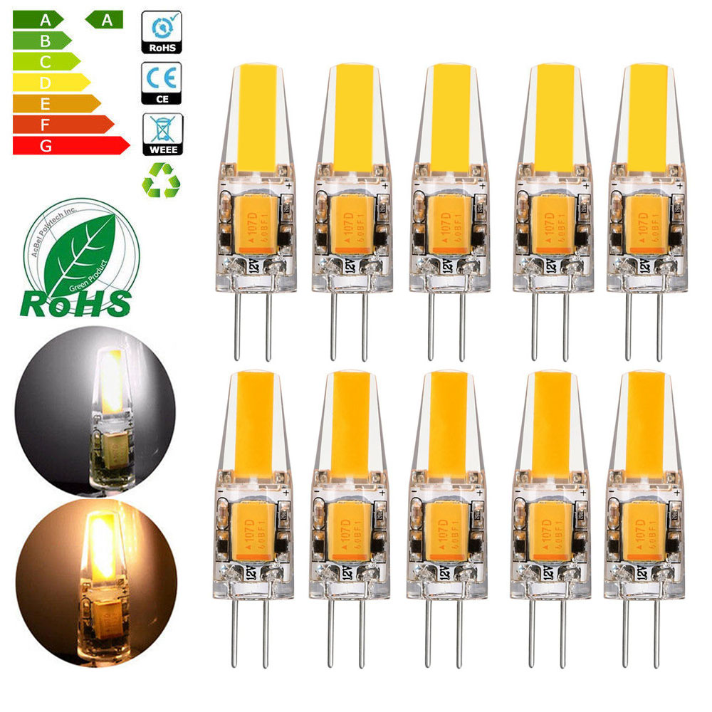 Dimmable G4 LED COB 3W 6W AC DC 12V Light Energy Saving Capsule Halogen Bulb UK
