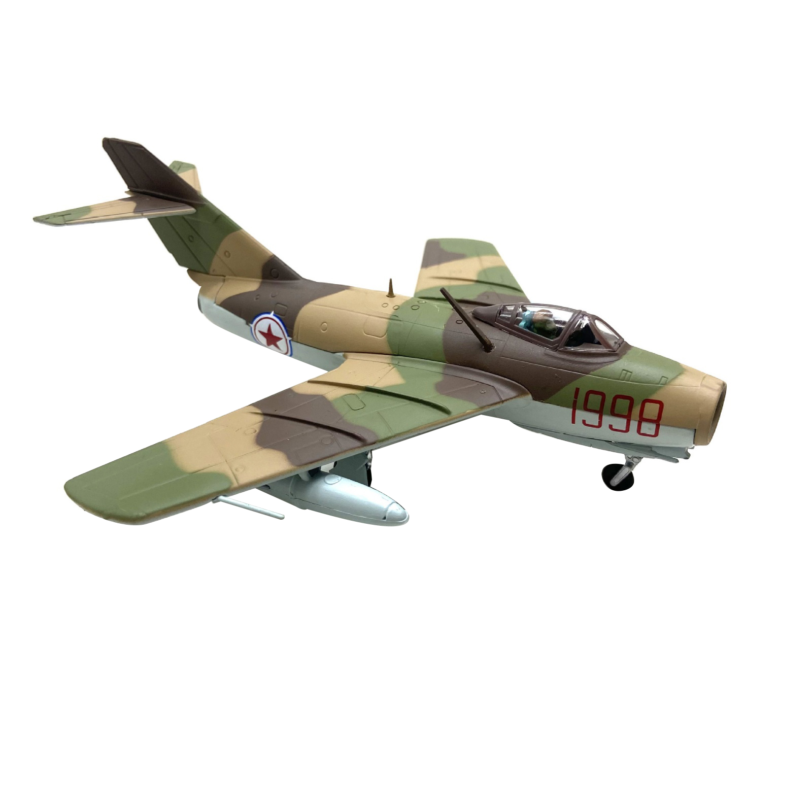JET FIGHTER ラジコンカー 未使用 Iconic Jet Fighter Model MiG-15 1/72 Scale Diecast Alloy Desk
