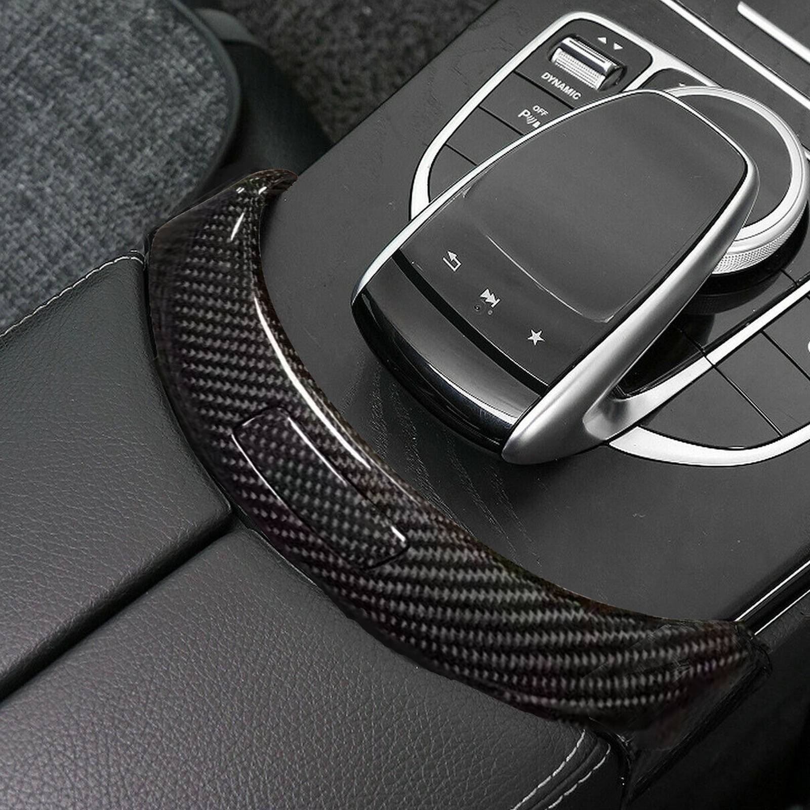 For Mercedes-Benz C Class W205 Carbon Fiber Armrest Box Release