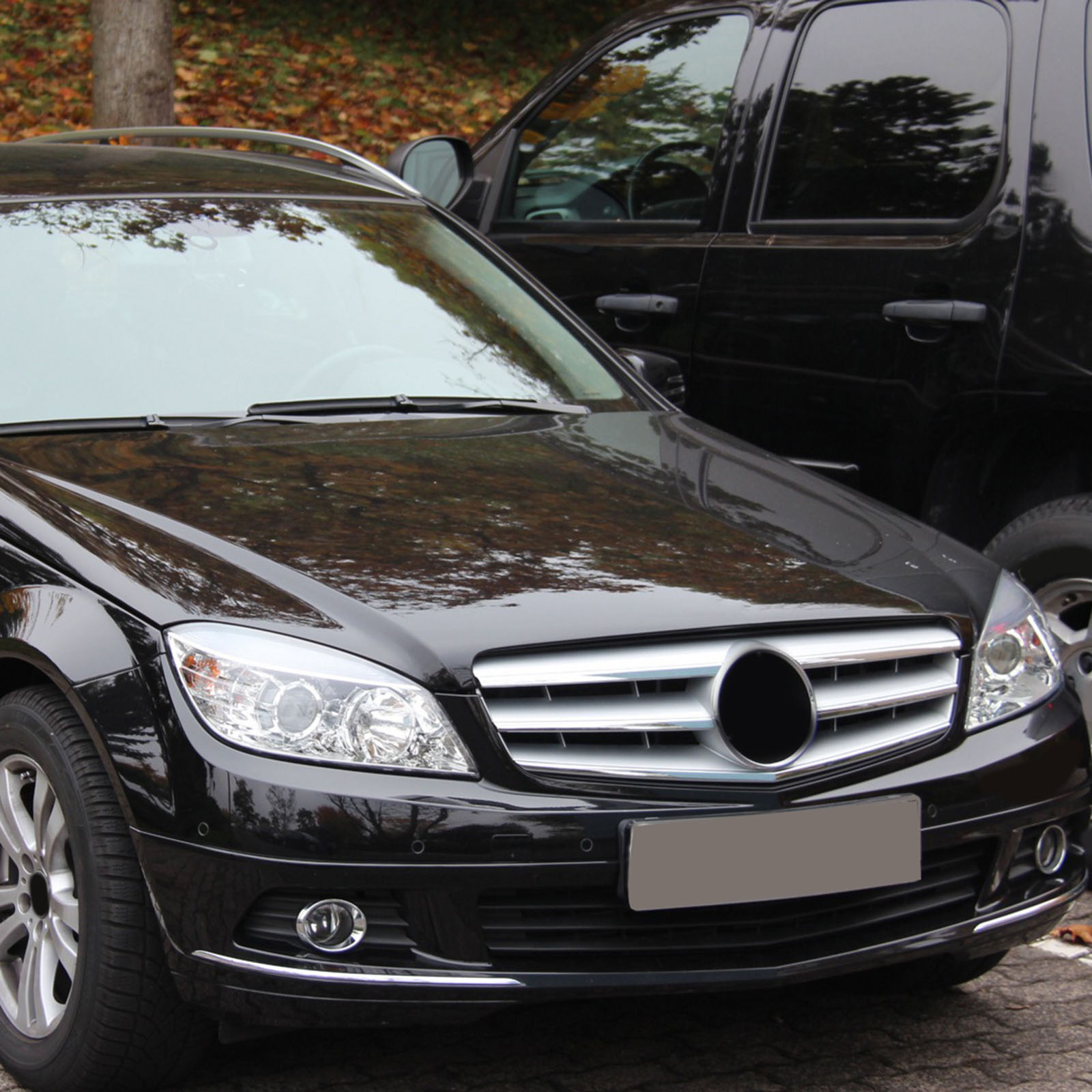 For Mercedes-Benz C-Class W204 Sport Style 2007-2014 Grill Grille
