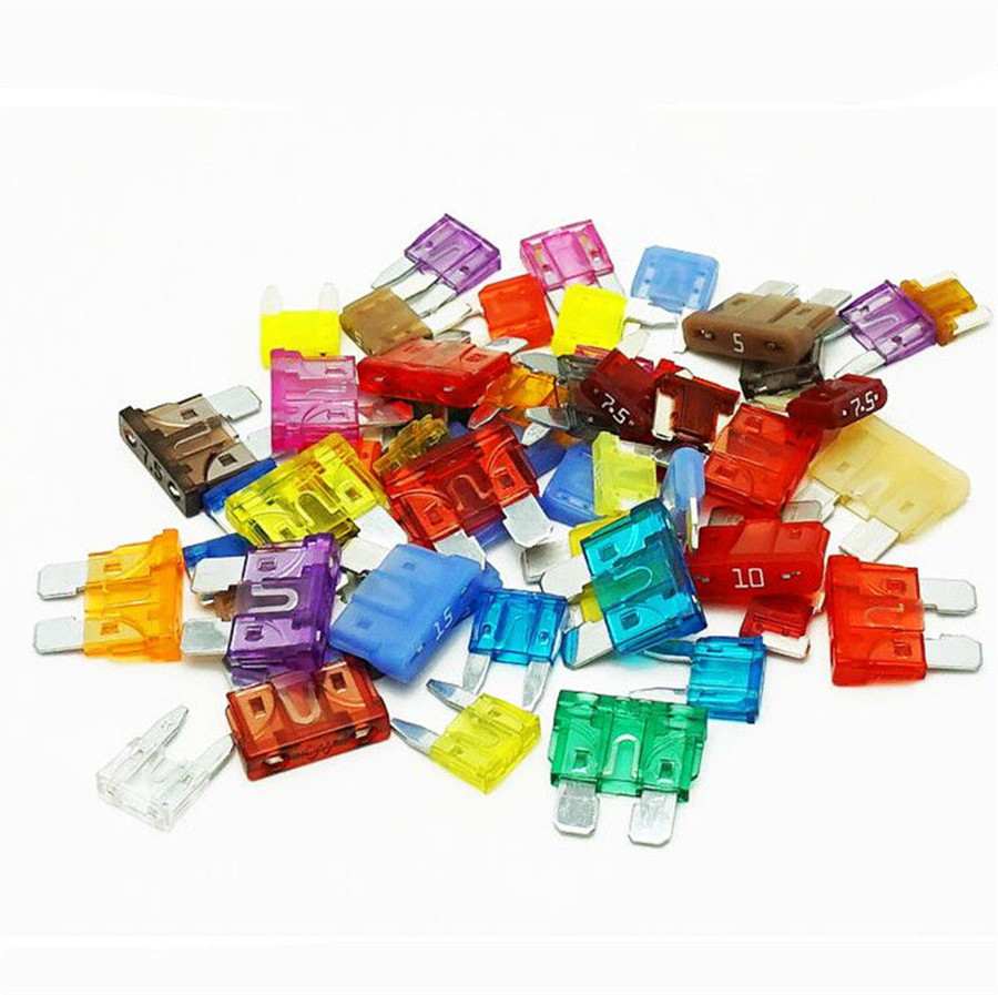 110PCS Mixed Mini / ATO Standard Blade Fuse 2-35 AMP for Electrical Car ...