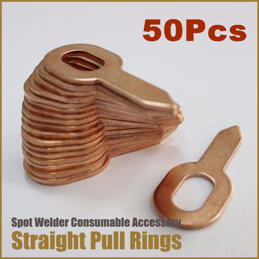 50xCopper Coated Stainless Dent Pulling Straight Washer For Spot